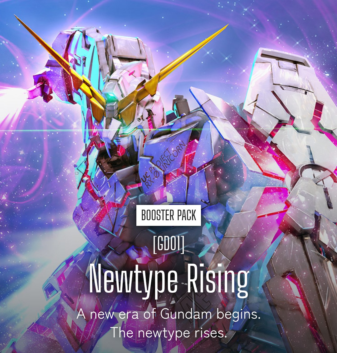 Gundam Card Game: Newtype Rising Booster Pack [GD01]
