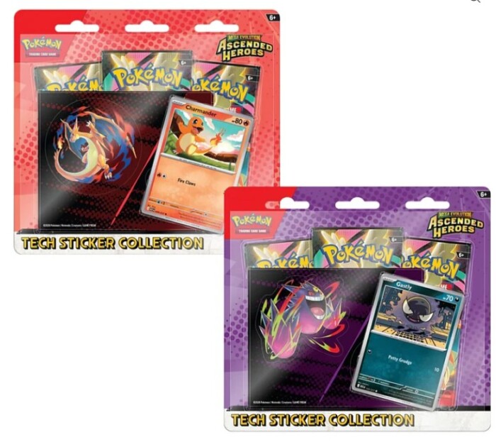 PREVENTA- Pokémon: Ascended Heroes - Tech Sticker Collection (Inglés)
