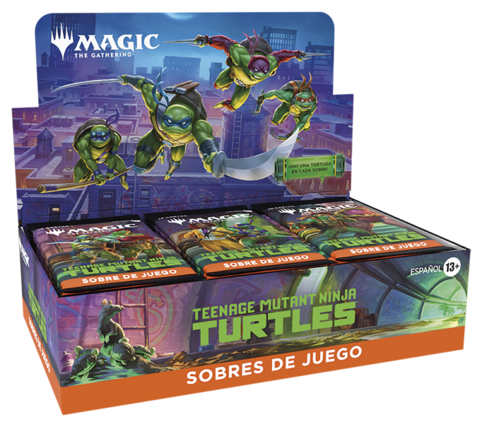 PREVENTA- MTG: Universes Beyond- Teenage Mutant Ninja Turtles Play Booster Display