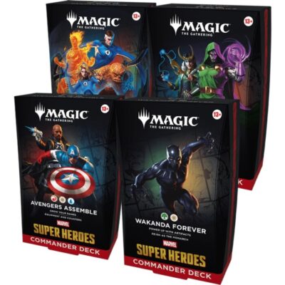 Preventa: Mazos de Commander Marvel Super Heroes