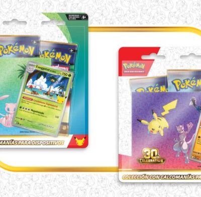 Preventa- Pokémon 30 Aniversario Tech Sticker Collection (Español)