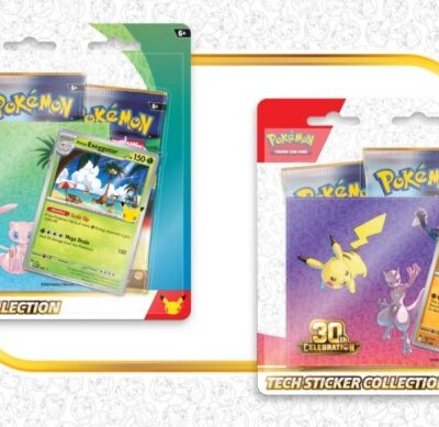 Preventa- Pokémon 30 Aniversario Tech Sticker Collection (Inglés)