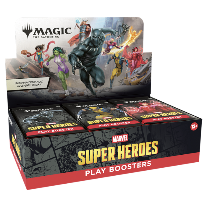 PLay Booster Box Marvel Superheros - Imagen 1